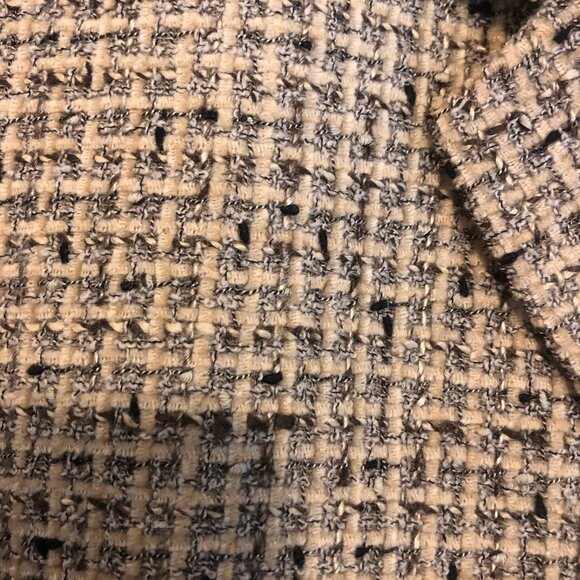 Ann Taylor Wool Blend Tweed Blazer | Size 14 | Classic Tailored Career Jacket - Picture 9 of 11